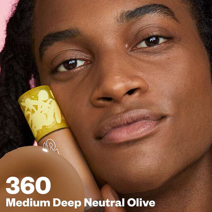 Revealer Skin-Improving Foundation SPF 25 – Medium Deep Neutral Olive 360